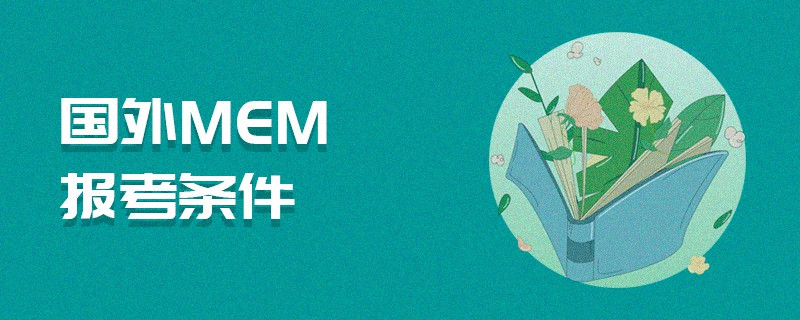 國(guó)外MEM報(bào)考條件