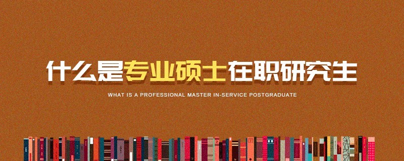 什么是專業(yè)碩士在職研究生