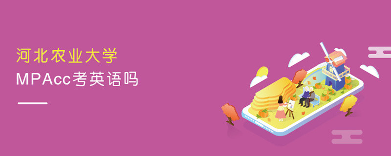 河北農業大學MPAcc考英語嗎