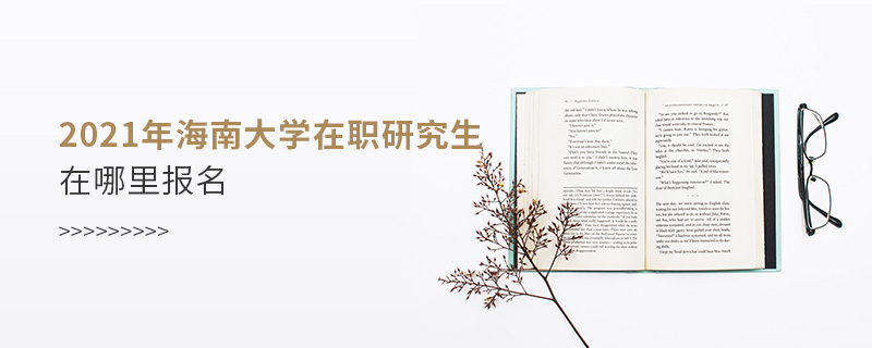 2021年海南大學在職研究生在哪里報名