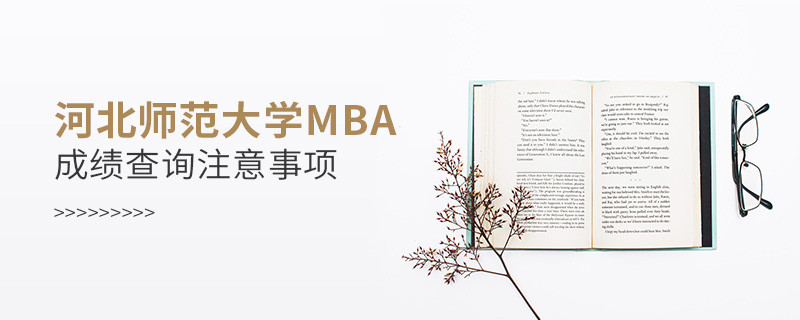 河北師范大學MBA成績查詢注意事項