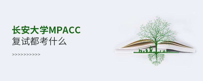 長安大學MPAcc復試都考什么？