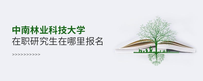 知否？中南林業科技大學在職研究生要在這里報名