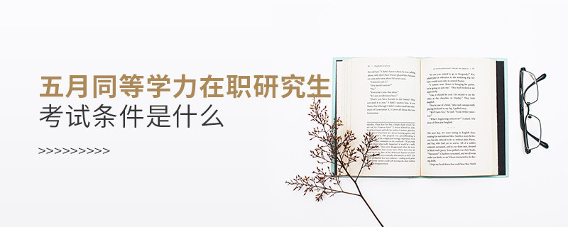 五月同等學力在職研究生考試條件是什么