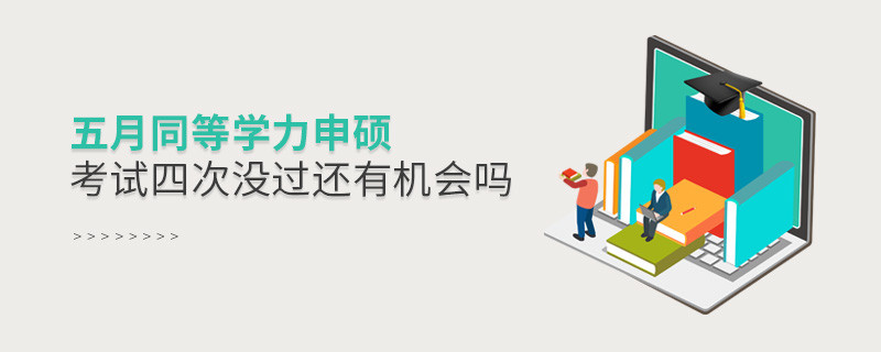 五月同等學力申碩考試四次沒過還有機會嗎