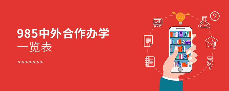 985中外合作辦學(xué)一覽表