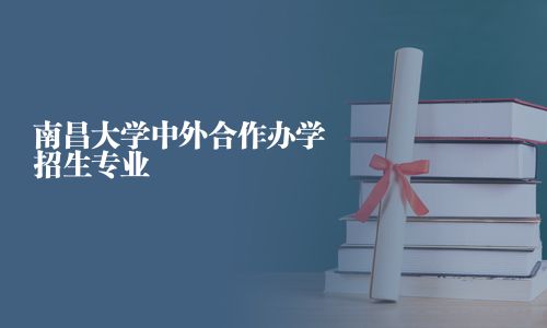 南昌大學中外合作辦學招生專業(yè)