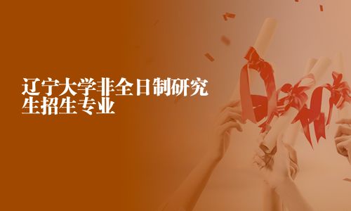 遼寧大學(xué)非全日制研究生招生專業(yè)