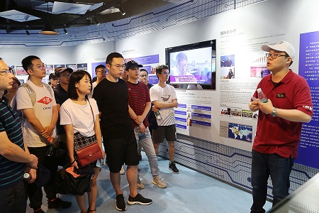 參觀電院成果展廳