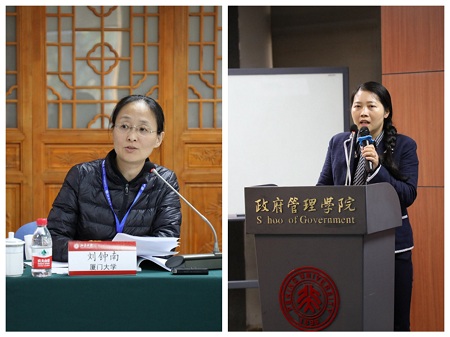 廈門大學(xué)劉鐘南(左)、復(fù)旦大學(xué)顧麗梅(右) 廈門大學(xué)劉鐘南(左)、復(fù)旦大學(xué)顧麗梅(右)