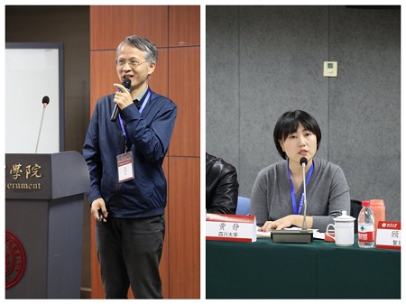 浙江大學(xué)錢文榮(左)、四川大學(xué)黃靜(右) 浙江大學(xué)錢文榮(左)、四川大學(xué)黃靜(右)