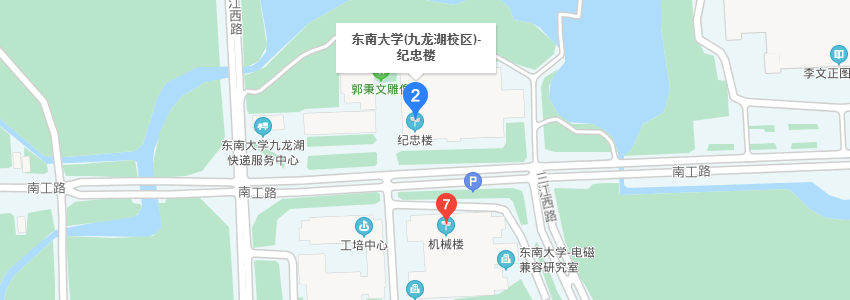 東南大學(xué)地圖