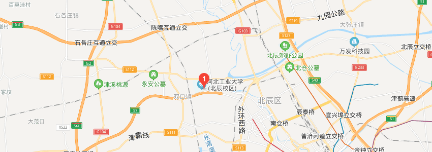 河北工業大學學校地圖