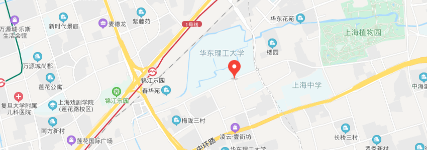 華東理工大學學校地圖