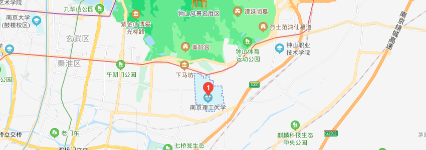 南京理工大學學校地圖