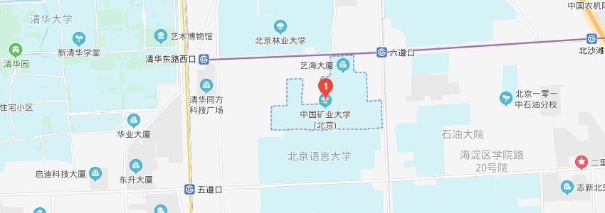 中國礦業大學(北京)學校地圖 中國礦業大學(北京)學校地圖