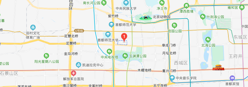 北京工商大學學校地圖
