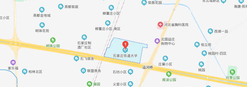 石家莊鐵道大學學校地圖
