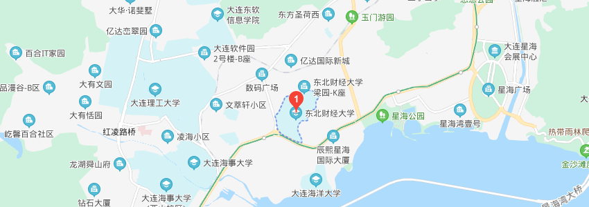東北財經大學學校地圖 東北財經大學學校地圖