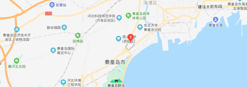 燕山大學學校地圖