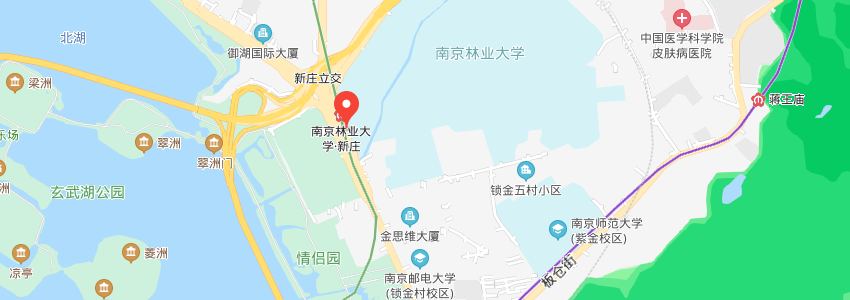 南京林業大學學校地圖