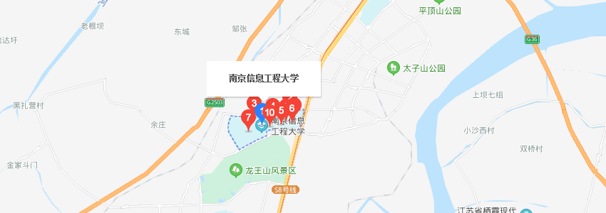 南京信息工程大學學校地圖