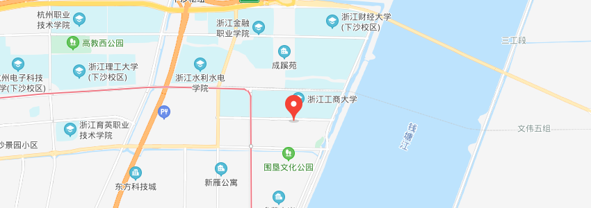 浙江工商大學學校地圖 浙江工商大學學校地圖