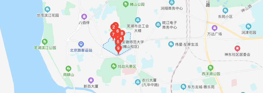 安徽師范大學學校地圖
