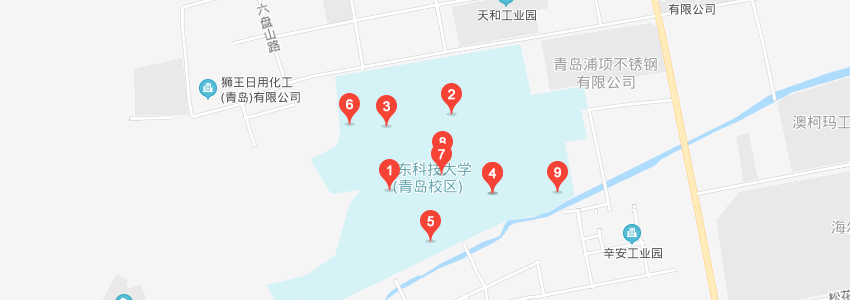 山東科技大學學校地圖
