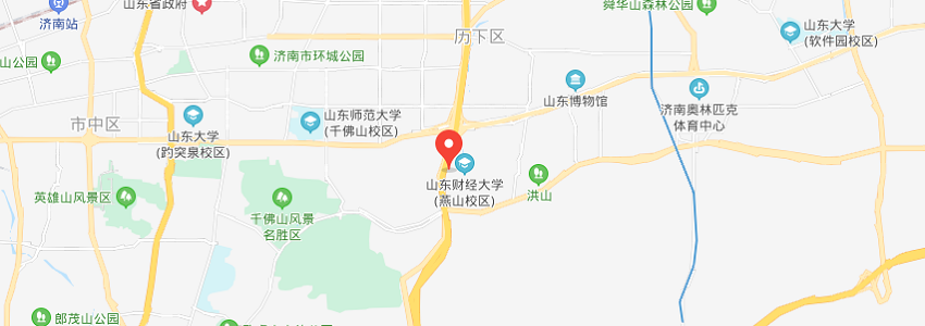 山東財經大學學校地圖
