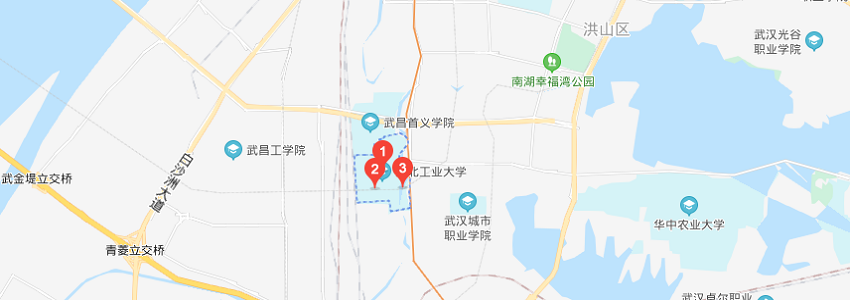 湖北工業(yè)大學學校地圖