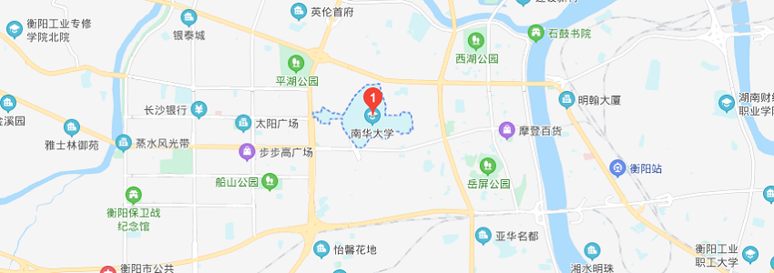 南華大學學校地圖