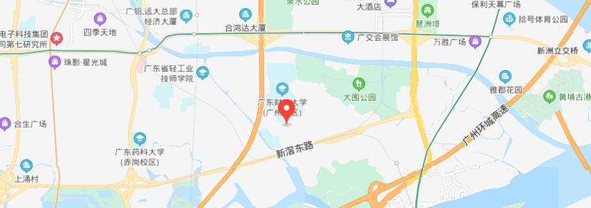 廣東財經大學學校地圖 廣東財經大學學校地圖