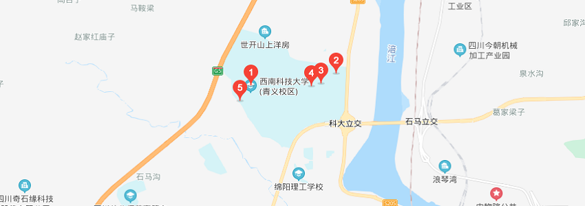西南科技大學(xué)學(xué)校地圖