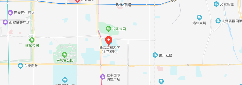 西安工程大學學校地圖