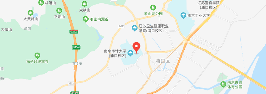 南京審計(jì)大學(xué)學(xué)校地圖