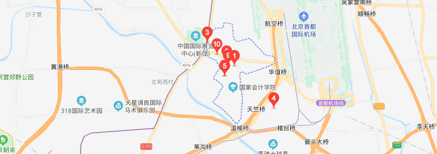 北京國家會計學院學校地圖