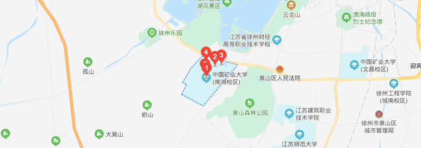 中國礦業大學(徐州)學校地圖