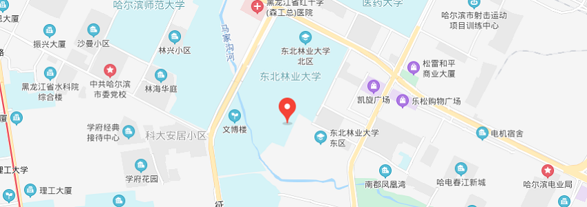 東北林業大學學校地圖