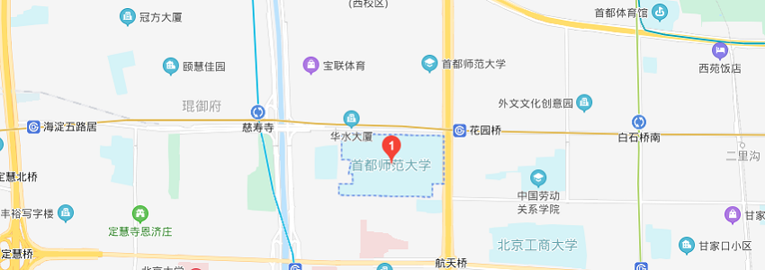 首都師范大學學校地圖