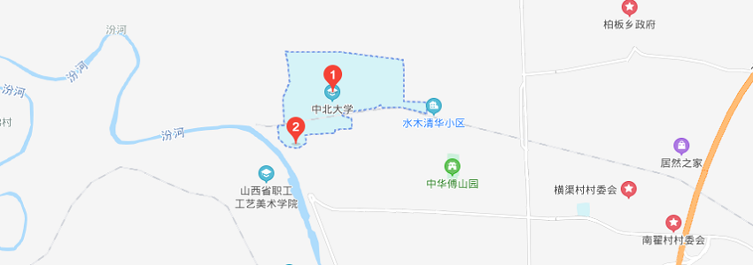 中北大學學校地圖