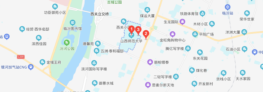 山西師范大學學校地圖