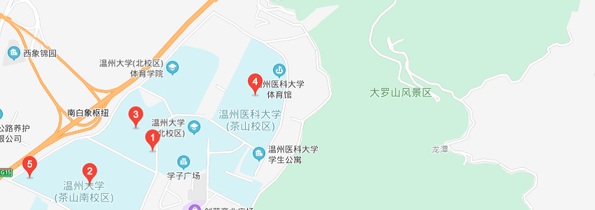 溫州醫(yī)科大學(xué)學(xué)校地圖