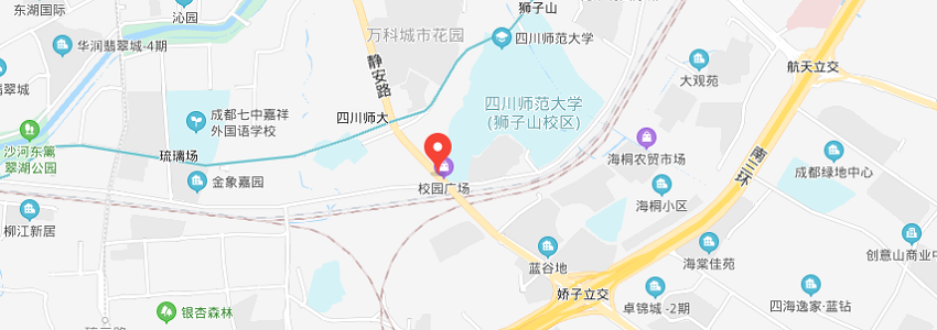 四川師范大學學校地圖