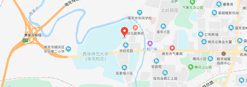 西華師范大學學校地圖