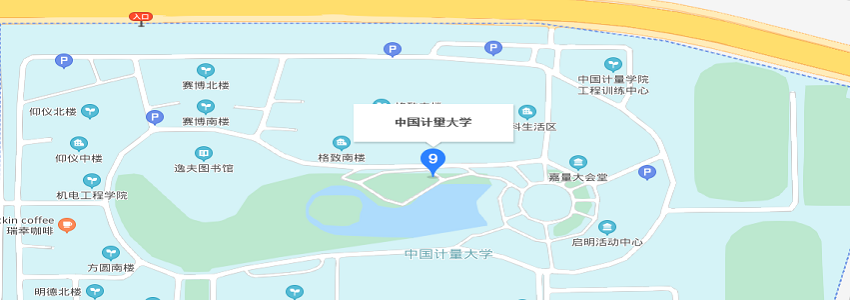 中國計量大學學校地圖