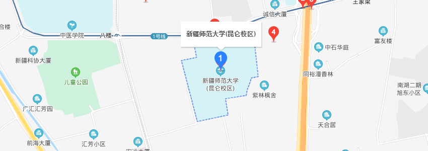 新疆師范大學學校地圖