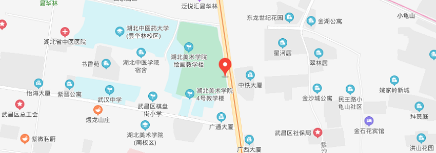 湖北美術學院學校地圖