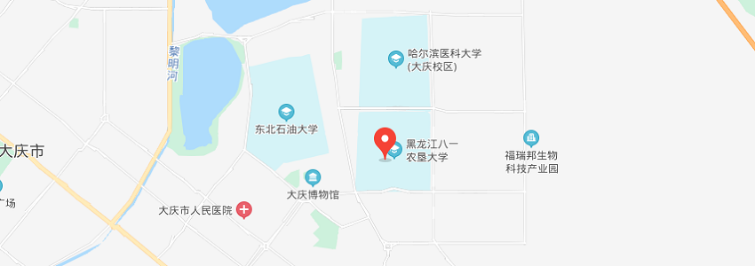 黑龍江八一農墾大學學校地圖
