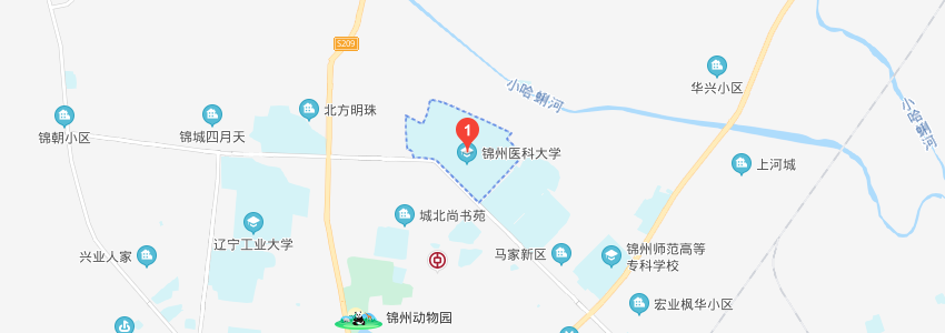 錦州醫科大學學校地圖